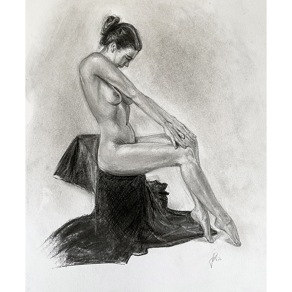 croquis_portraettegning_boudoir_gaveide_bryllupsgave_portraettegning_portraettegner